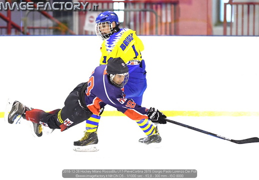 2018-12-26 Hockey Milano RossoBlu U17-PieveCortina (0-6)